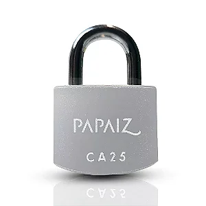 Cadeado em Alumínio de 25mm CA25 Prata