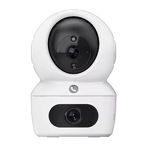 Câmera De Segurança Ip Ezviz H7c Dual 2k 360° Pan/tilt Wi-fi