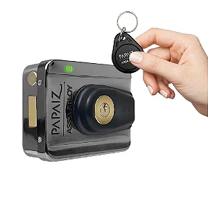 Fechadura Elétrica P/ portão Com Leitor Rfid EML300 - Papaiz INOX