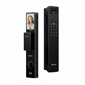 Fechadura Digital Ezviz Y3000 abre Palma e Facial - Câmera