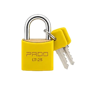 Cadeado de Latão SM LT-25mm Amarelo Pado Seguro e resistente