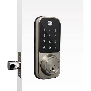 REEMBALADO - Fechadura Digital Yale YDD 120 Cromada Senha e Chave