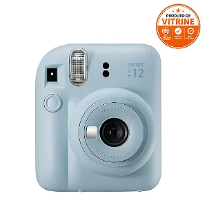 Câmera Instantânea Fujifilm Instax Mini 12 Azul Candy - VITRINE