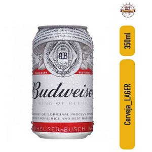 Cerveja Budweiser Lata - 350ML