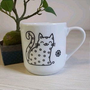 Xícara gatinho