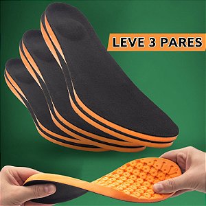 PALMILHA GEL CONFORT KIT 3 PARES - 34 AO 45