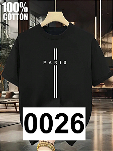 CAMISETA MASCULINA 100% ALGODAO ESTAMPADA CORES