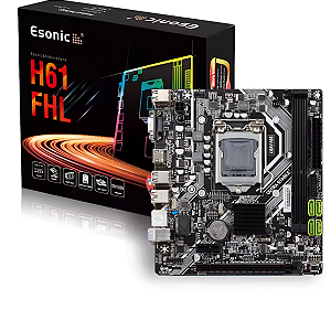 Placa Mãe LGA1155 H61 Esonic