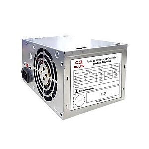 FONTE ATX 200W PS-200V4 SEM CABO DE FORCA CINZA C3TECH