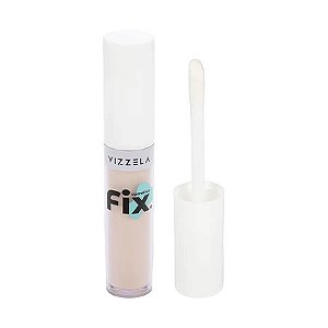 Corretivo Líquido Vizzela Fix - Alta Cobertura, Efeito Matte e Longa Duração