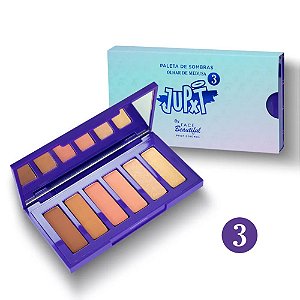 Paleta de Sombras Olhar de Medusa 3 JUPXT by Face Beautiful: Cores neutras e sofisticadas