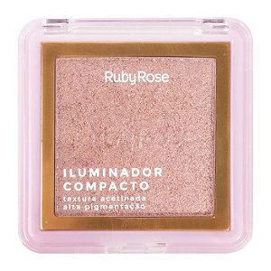 Iluminador Compacto Hl90 Ruby Rose: Brilho e efeito glow radiante para o seu rosto