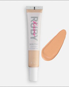 Base Fluida Skin Tint Efeito Natural Ruby Kisses: Pele uniforme e natural
