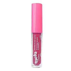 Batom Líquido Matte Frutilly Melu: Cor intensa e saborosa