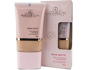 Base Matte Alta Cobertura Phállebeauty: Pele perfeita por 12 horas