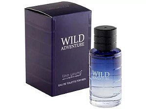Perfume Coscentra Linn Young Wild Adventure - Masculino Eau de Toilette 30ml: Aroma cítrico e refrescante para homens aventureiros