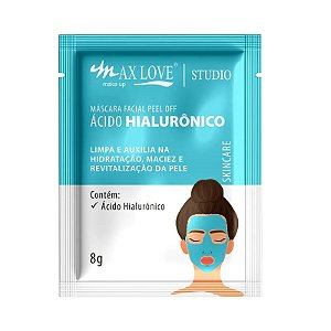 Máscara facial Ácido Hialurônico Max Love: Hidratação e preenchimento