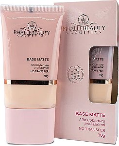 Base Matte 30g PHALLEBEAUTY - Cobertura Perfeita Para Um Visual Impecável