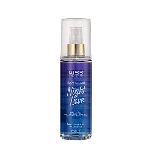 Body Splash Night Love - Kiss New York: Encante seus sentidos com uma fragrância sensual e envolvente