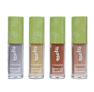 Corretivo Líquido Colorido - Melu: Cobertura Impecável E Natural Para Suas Olheiras E Imperfeições