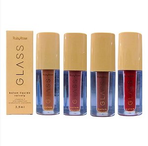 Batom Líquido Velvety Glass Ruby Rose: Acabamento Aveludado e Efeito Matte Intenso