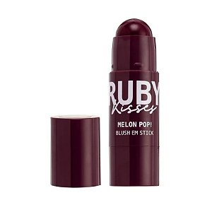 Melon Pop! Blush Stick Ruby Kisses: Cor e Hidratação Deliciosa para suas Bochechas