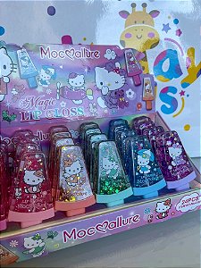 Maquiagem Infantil: Lip Gloss Glitter Hello Kitty para as Pequenas Fashionistas