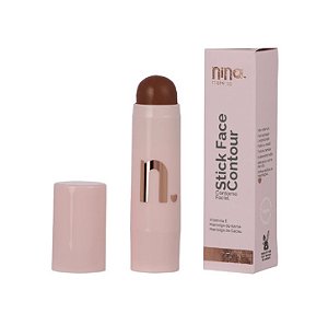 Stick Face Contour – Nina Makeup - Acabamento Matte e Alta Pigmentação