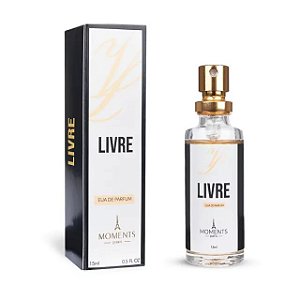 Perfume Livre 15ml – Moments Paris, Feminilidade e Liberdade com Alta Fixação