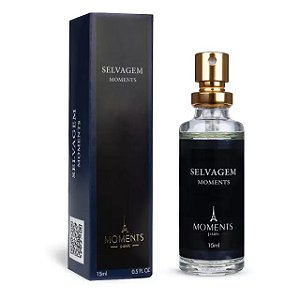 Perfume Selvagem 15ml - Moments Paris, Inspirado no Sauvage da Dior