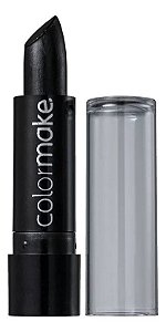 Batom Preto Colormake - Maquiagem Profissional Artística para Halloween com Acabamento Cremoso