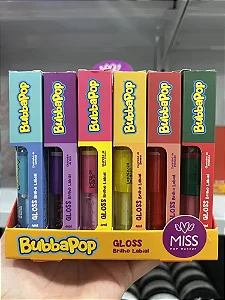 Gloss BubbaPop – Brilho Intenso e Cor Vibrante para os Lábios