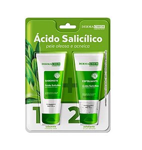 Kit Sabonete e Esfoliante Ácido Salicílico Dermachem – Controle de Oleosidade e Prevenção da Acne