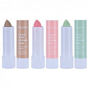 Esfoliante Labial Ruby Rose Lips Scrub Fun – Hidratação e Renovação
