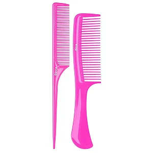 Pentes Basic Pack 2 Ricca – Conjunto com 2 Pentes para Desembaraçar e Criar Penteados sem Frizz