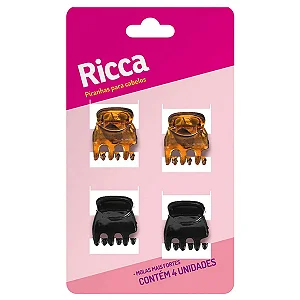 Piranha Classic Mini 1.5 Ricca – Fixação Segura e Estilo Compacto para seus Cabelos