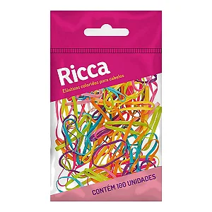 Elásticos Coloridos Ricca – Práticos, Confortáveis e Ideais para Todos os Tipos de Cabelo
