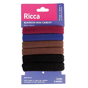 Elástico Grosso 6 Un Winter Ricca – Para Cabelos com Volume, Firmeza e Estilo Vibrante