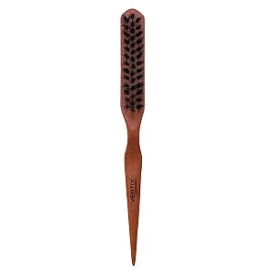 Escova Fina para Acabamento Vertix - Perfeição no Penteado com Cabo Fino e Cerdas Naturais