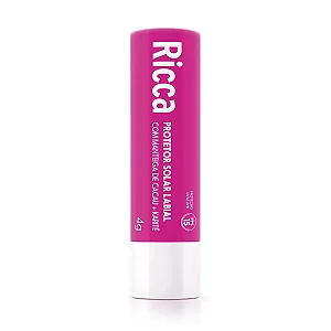 Protetor Labial com Manteiga de Cacau + Karité FPS 15 Ricca - Hidratação Profunda e Proteção Solar