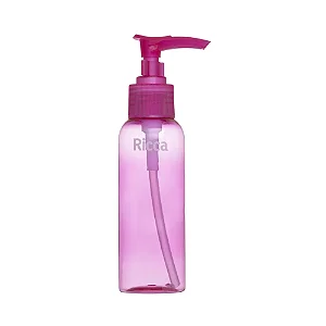 Frasco Ricca para Viagem Pump 100ml - Ideal para Bagagem de Bordo, Cores Sortidas