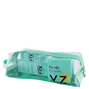 Kit Vizzela Cosméticos Coleção Fix - 4 Produtos para Maquiagem Duradoura e Resistente