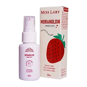 Primer Glow Moranglow Miss Lary - Efeito Luminoso e Hidratante - Pele Radiante e Aveludada