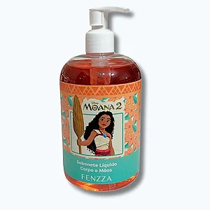 Sabonete Líquido Corpo e Mãos Moana 2 - Fenzza - Higiene e Cuidado com Fragrância Deliciosa