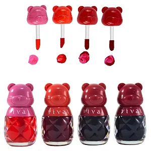 Lip Tint Teddy Vivai  - Design Fofo e Cores Vibrantes