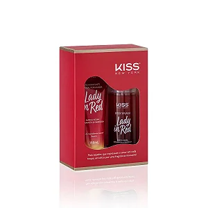 Kit Lady in Red - Loção Corporal + Body Splash - Fragrância Frutal Floral e Hidratação Intensa
