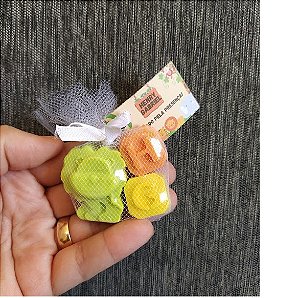 Sabonetes para Lembrancinha Safari + 2 Letras com Tule e Tag