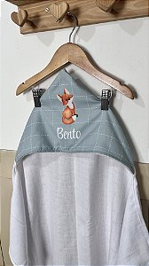 Toalha de banho com capuz (TIPO FRALDA)