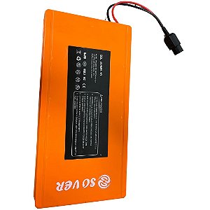 Bateria lítio Íon piso 60V 20Ah para scooter elétrica citycoco plug fêmea
