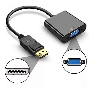 Cabo Adaptador Conversor Displayport Para Vga